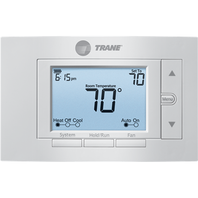 Thermostat; AC or HP, 4H2C, 7Day, 3.5"
