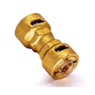 Brass Ftg; Quick Connect Union 3/8