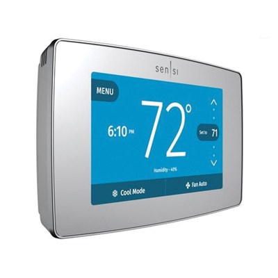 Thermostat; Sensi, Wifi, TS, 4H2C, Silvr